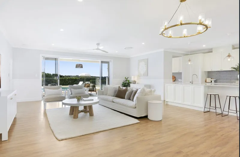 Tallebudgera Homestead - Interior living spaces blending heritage character with contemporary style
