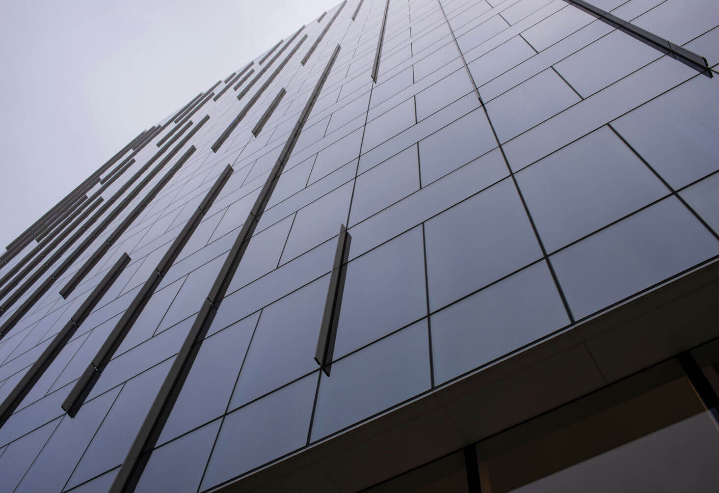 Contemporary office tower with sustainable design features